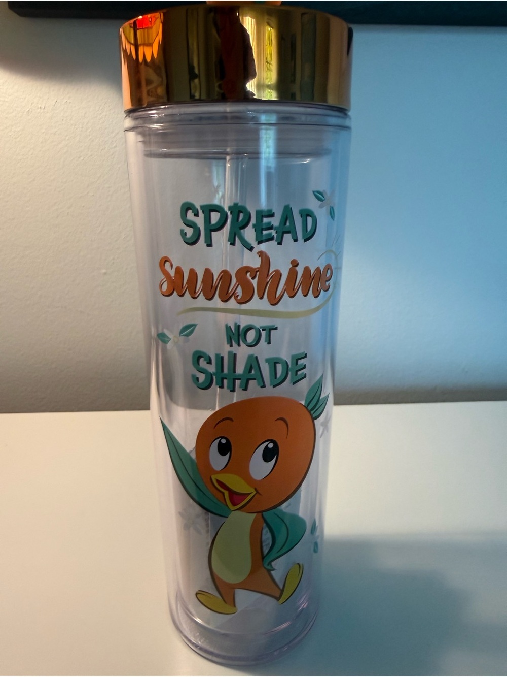 Orange Bird Disney Clear Tumbler with Orange Lid - Picture 2 of 4